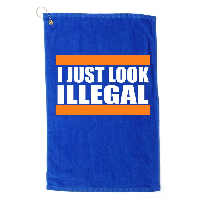 I Just Look Illegal Box Platinum Collection Golf Towel