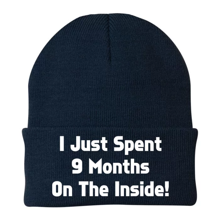 I Just Spent 9 Months on the Inside Knit Cap Winter Beanie