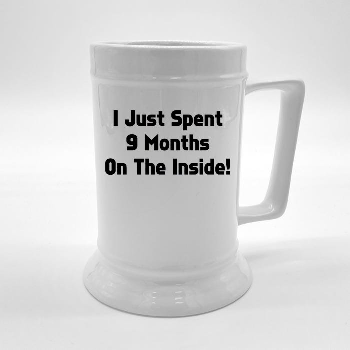 I Just Spent 9 Months on the Inside Front & Back Beer Stein