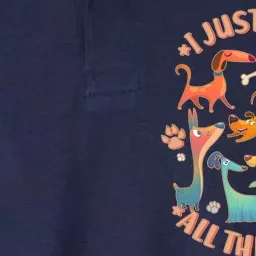 I Just Want All The Dogs Softstyle Adult Sport Polo