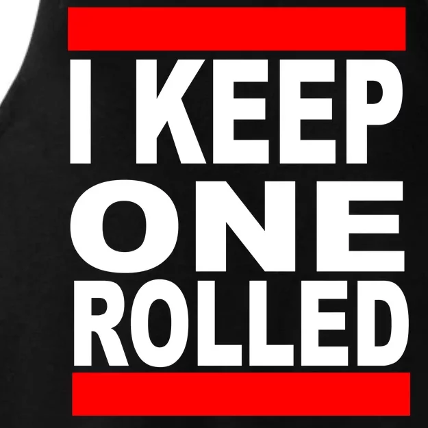 I Keep One Rolled Ladies Tri-Blend Wicking Tank