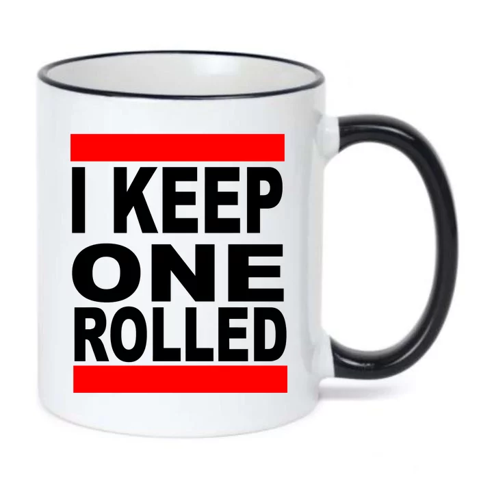 I Keep One Rolled Black Color Changing Mug