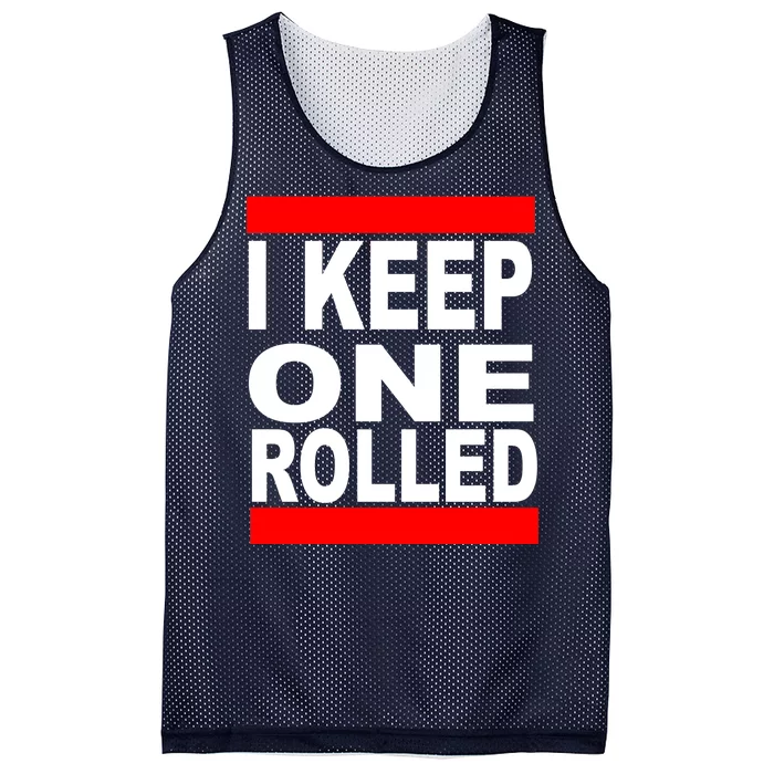 I Keep One Rolled Mesh Reversible Basketball Jersey Tank