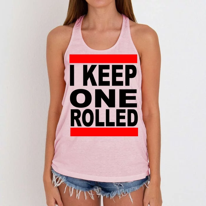 I Keep One Rolled Women's Knotted Racerback Tank