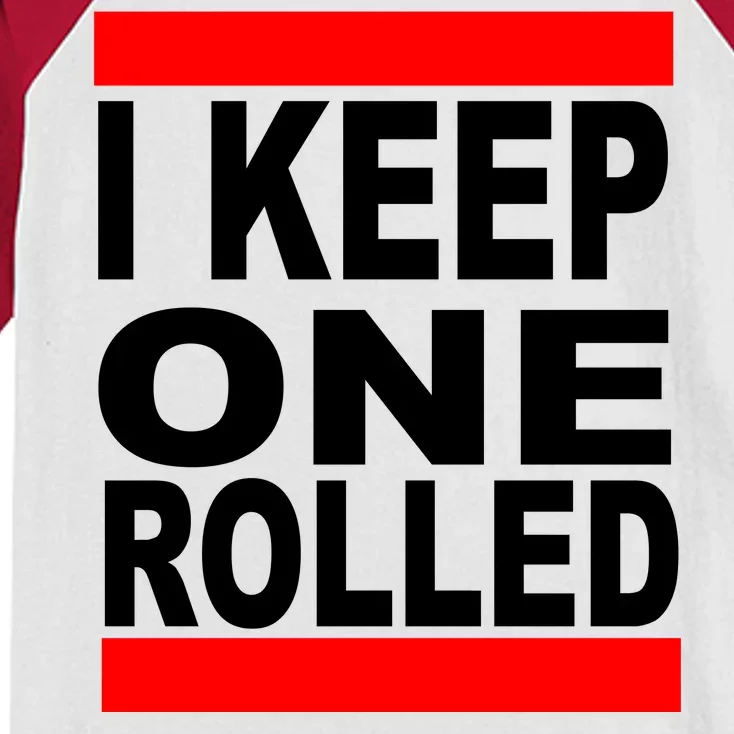 I Keep One Rolled Kids Colorblock Raglan Jersey