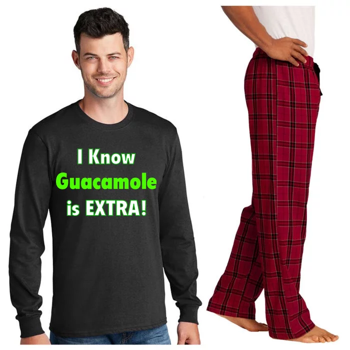 I Know Guacamole Is Extra! Long Sleeve Pajama Set