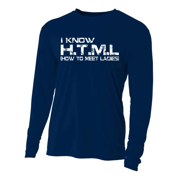 I know HTML How To Meet Ladies Cooling Performance Long Sleeve Crew