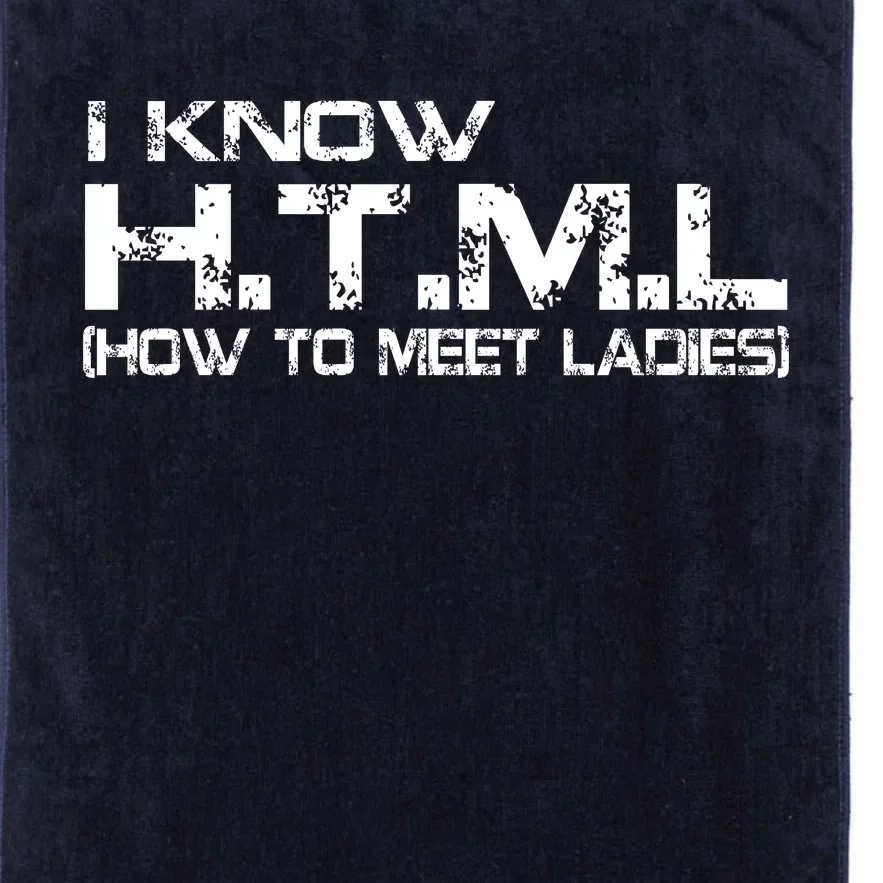 I know HTML How To Meet Ladies Platinum Collection Golf Towel