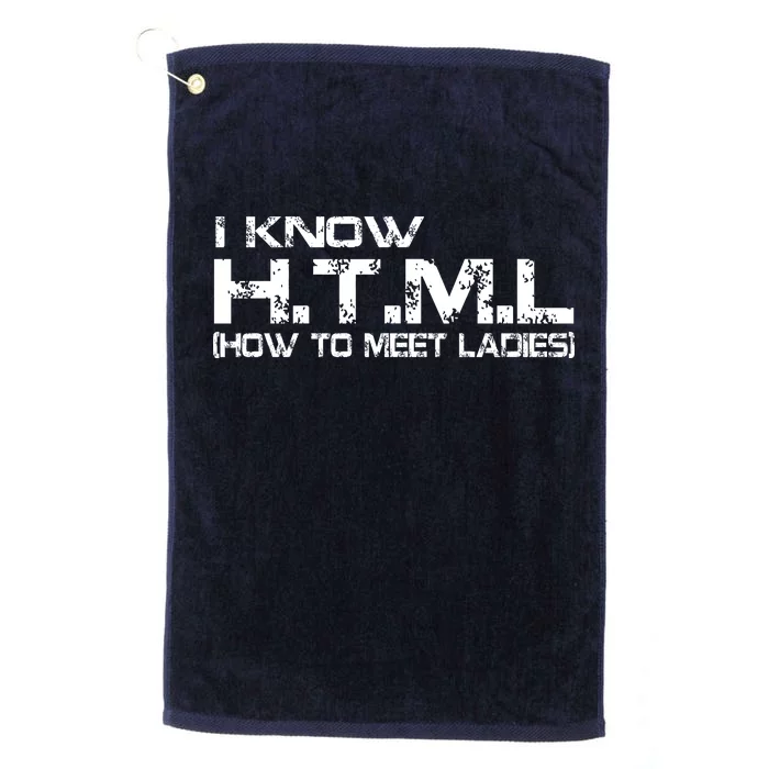 I know HTML How To Meet Ladies Platinum Collection Golf Towel