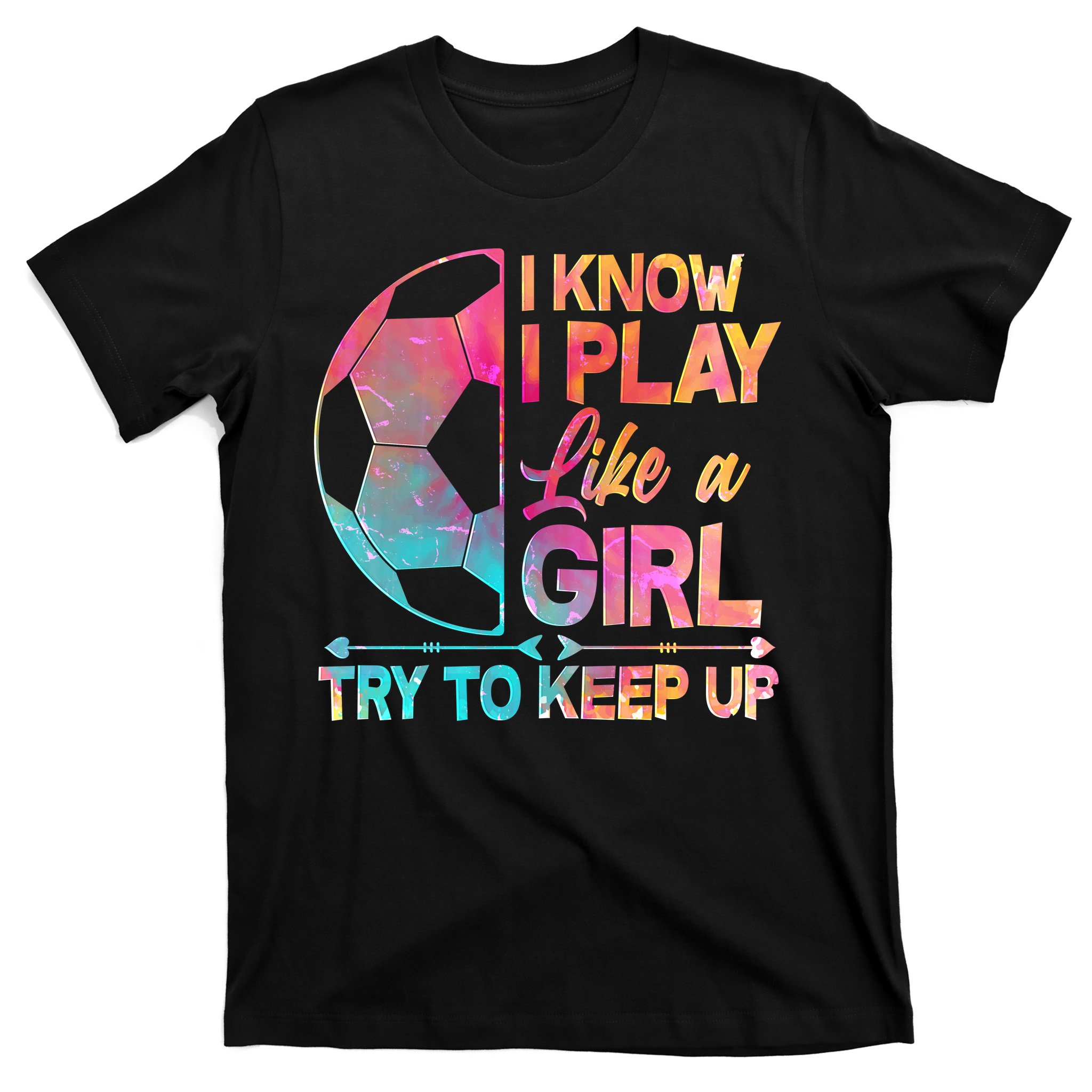 I Know I Play Like A Girl Try To Keep Up Golfing G' Women's Jersey