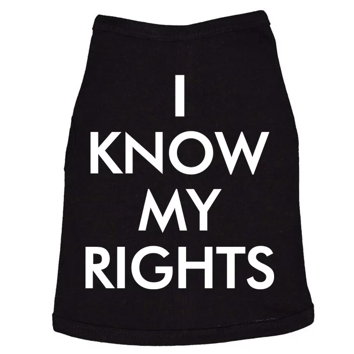 I Know My Rights Protest Doggie Tank