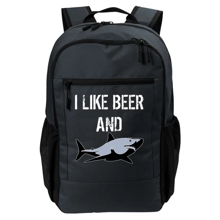 I Like Beer And Sharks Daily Commute Backpack