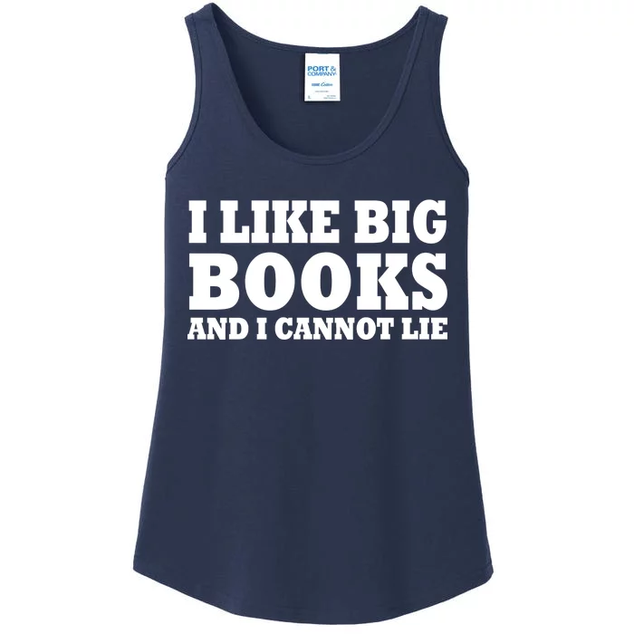 I Like Big Books And I Cannot Lie Ladies Essential Tank