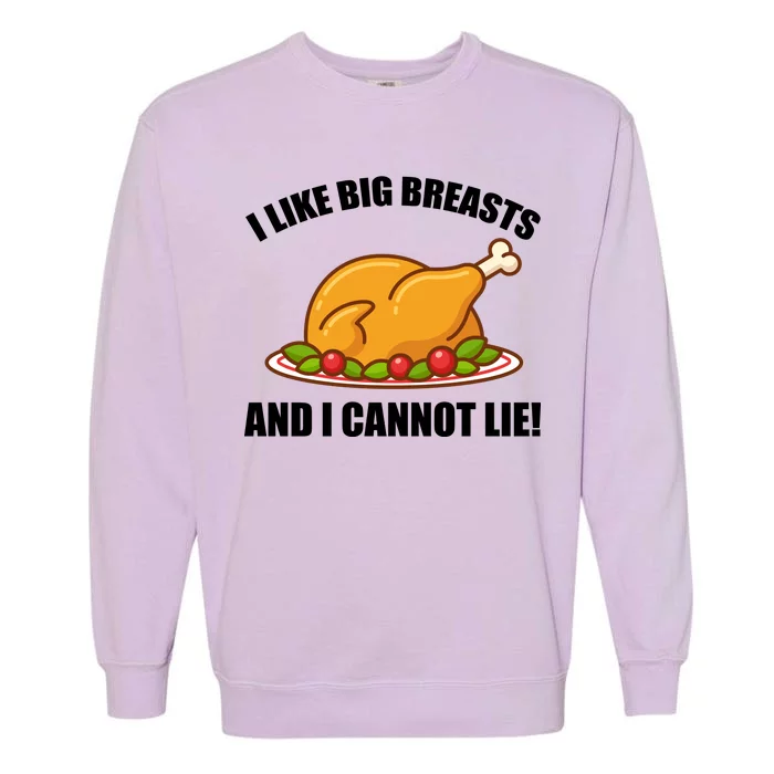 I like Big Breasts And I Cannot Lie Garment-Dyed Sweatshirt