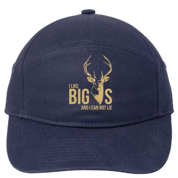 I Like Big Bucks and I Cannot Lie 7-Panel Snapback Hat