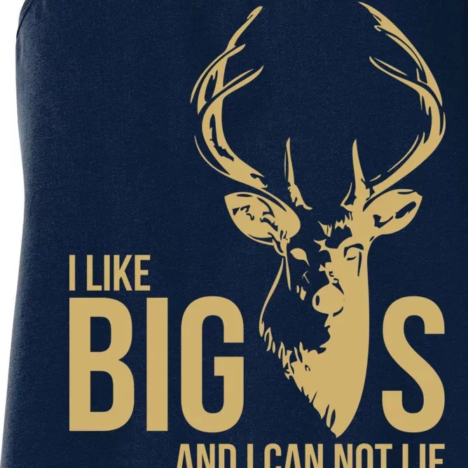 I Like Big Bucks and I Cannot Lie Women's Racerback Tank