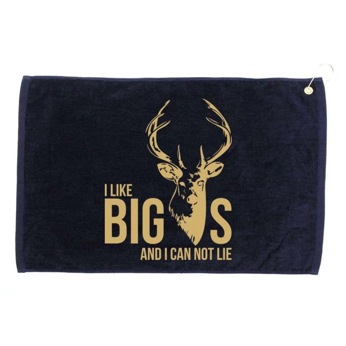 I Like Big Bucks and I Cannot Lie Grommeted Golf Towel