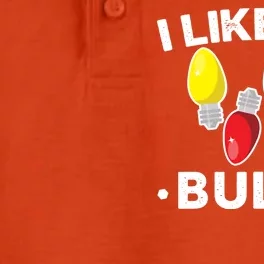 I Like Big Bulbs Funny Christmas Lights Dry Zone Grid Performance Polo