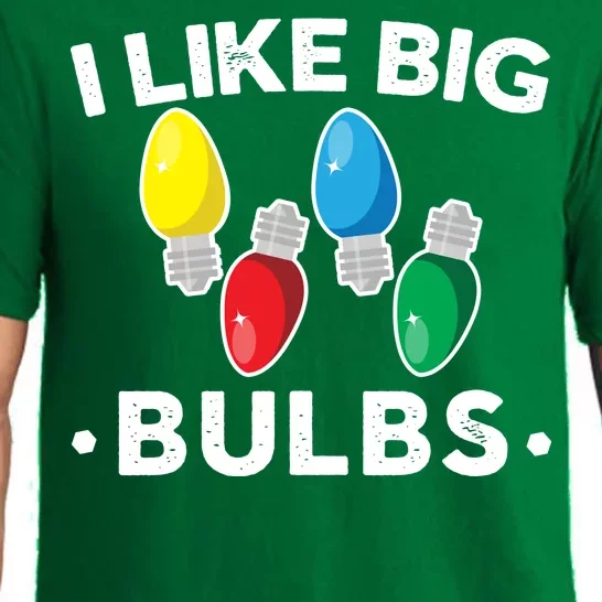 I Like Big Bulbs Funny Christmas Lights Pajama Set