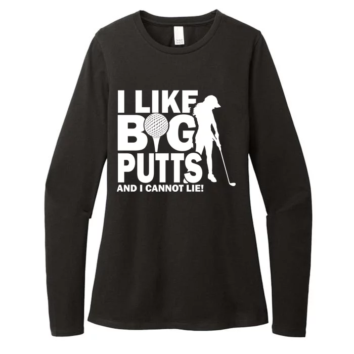 I Like Big Putts And I Cannot Lie Golf Womens CVC Long Sleeve Shirt