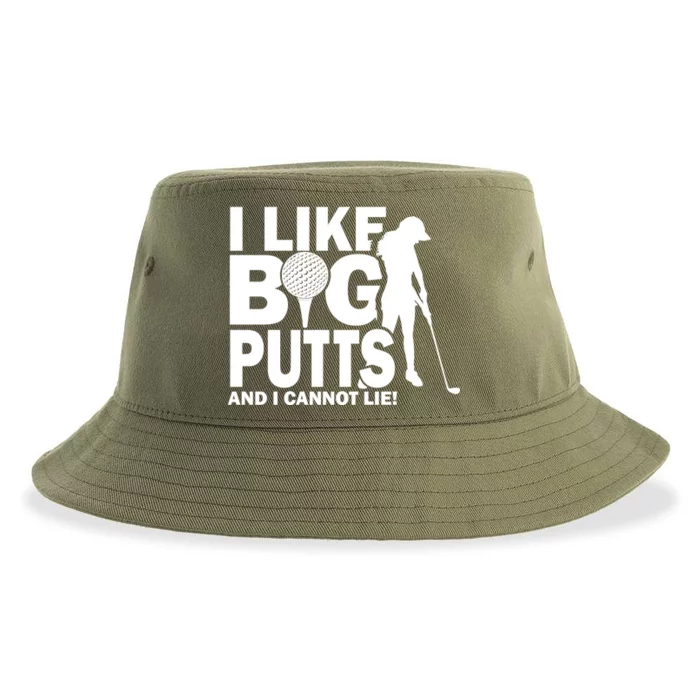 I Like Big Putts And I Cannot Lie Golf Sustainable Bucket Hat