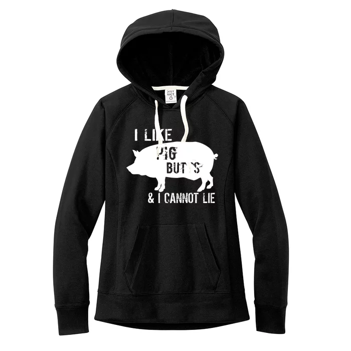 I Like Pig Butts & I Cannot Lie Women's Fleece Hoodie