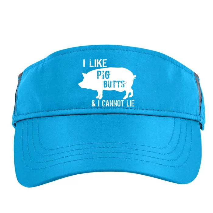 I Like Pig Butts & I Cannot Lie Adult Drive Performance Visor