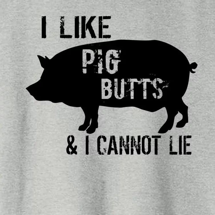 I Like Pig Butts & I Cannot Lie Women's Crop Top Tee