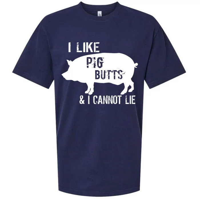 I Like Pig Butts & I Cannot Lie Sueded Cloud Jersey T-Shirt