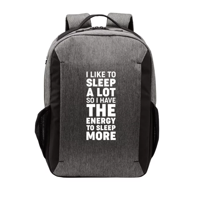 I Like to Sleep A Lot Vector Backpack