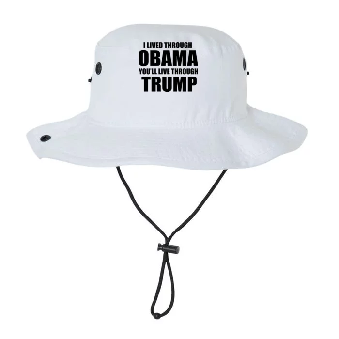 I Lived Through Obama You'll Live Through Trump Legacy Cool Fit Booney Bucket Hat