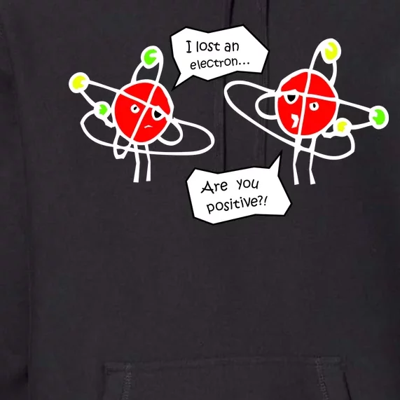 I Lost An Electron Are You Positive Premium Hoodie