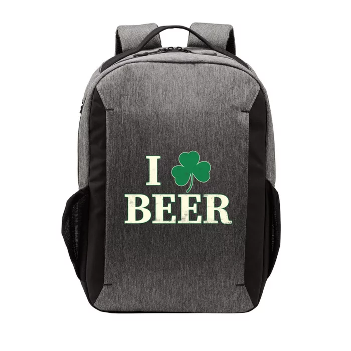 I Love Beer Shamrock Vector Backpack