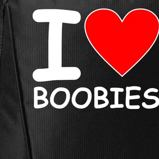 I Love Boobies City Backpack