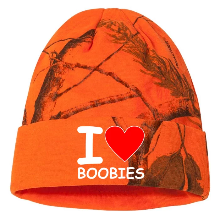 I Love Boobies Kati - 12in Camo Beanie