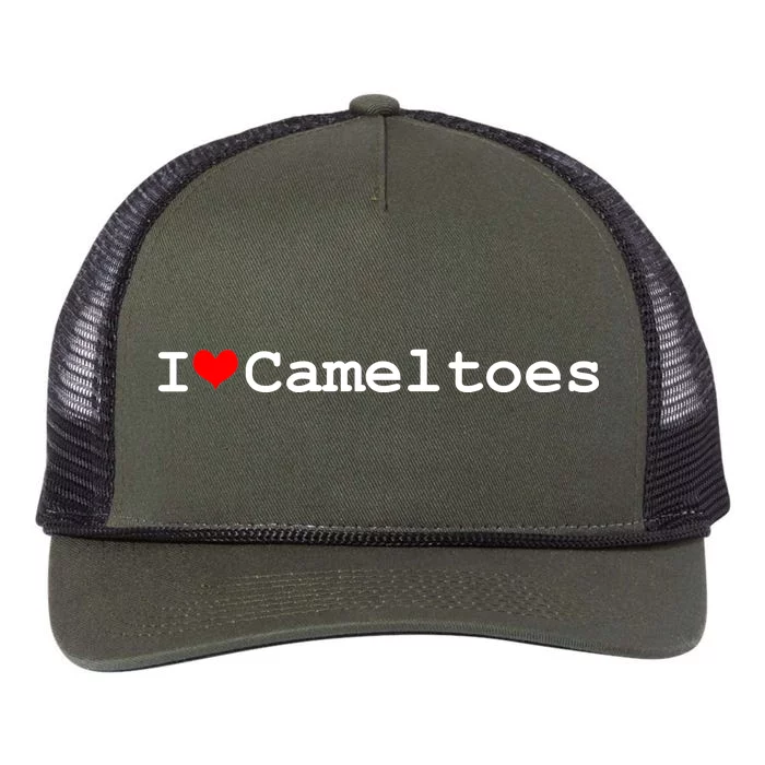 I Love Camel Toes Retro Rope Trucker Hat Cap