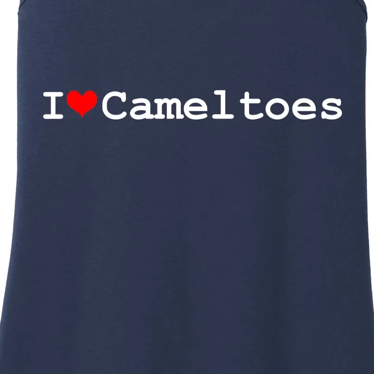 I Love Camel Toes Ladies Essential Tank