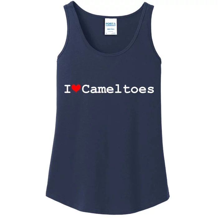 I Love Camel Toes Ladies Essential Tank