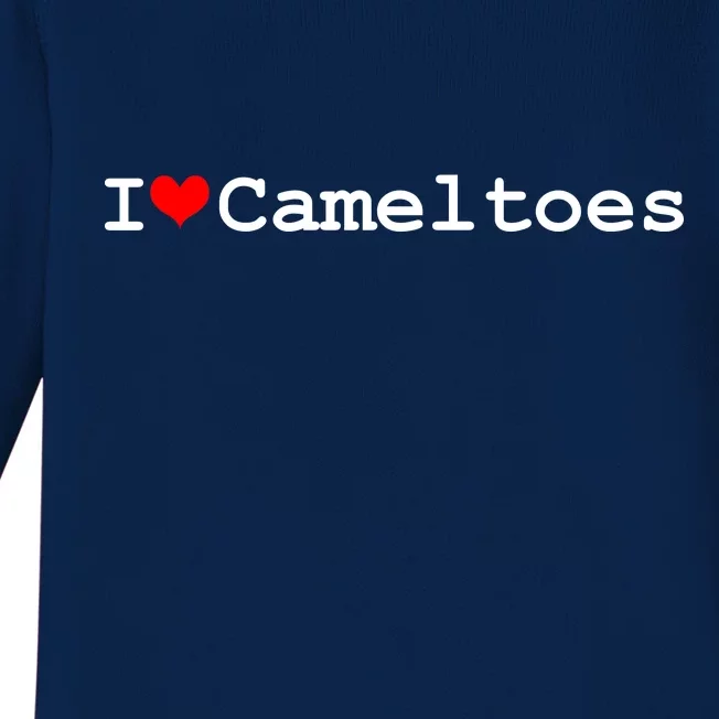 I Love Camel Toes Baby Long Sleeve Bodysuit