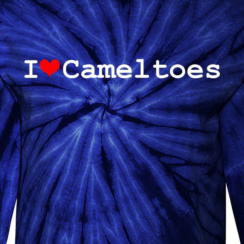 I Love Camel Toes Tie-Dye Long Sleeve Shirt