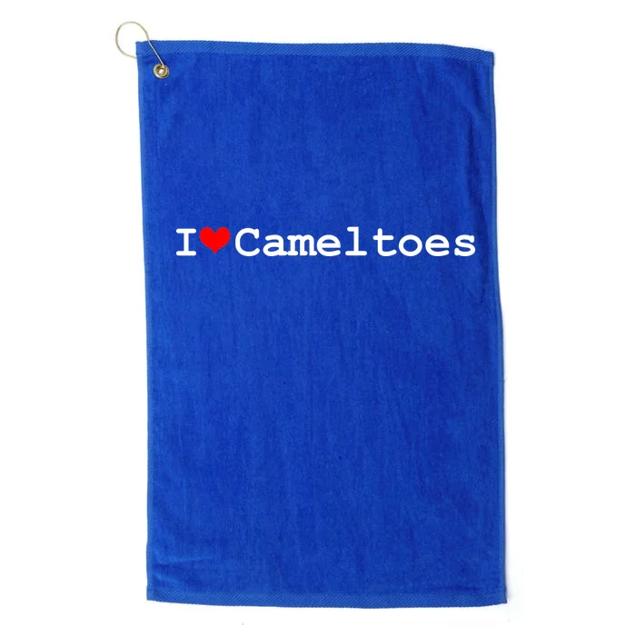 I Love Camel Toes Platinum Collection Golf Towel