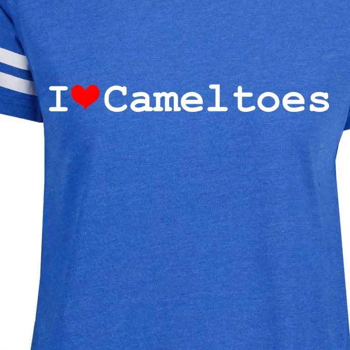 I Love Camel Toes Enza Ladies Jersey Football T-Shirt