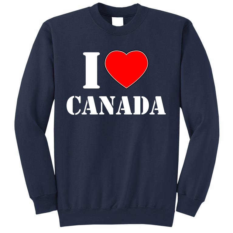I Love Canada Sweatshirt