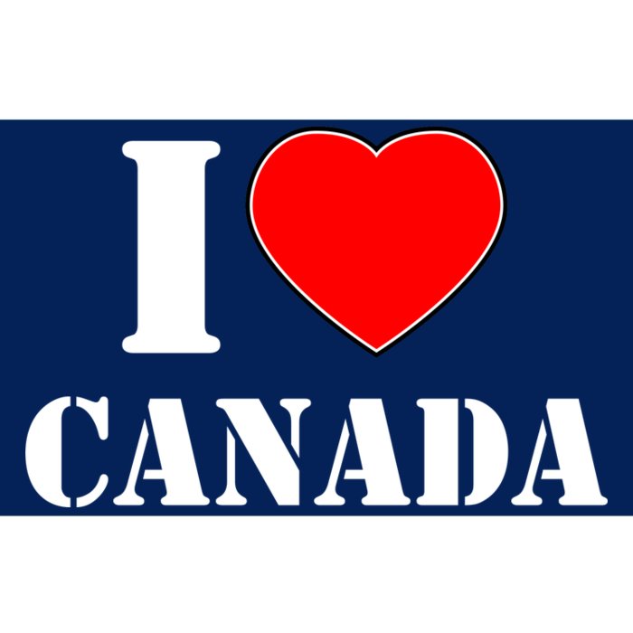 I Love Canada Bumper Sticker