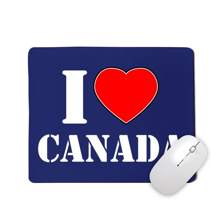 I Love Canada Mousepad