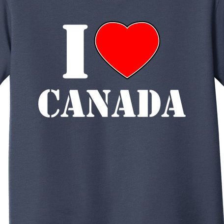 I Love Canada Toddler T-Shirt
