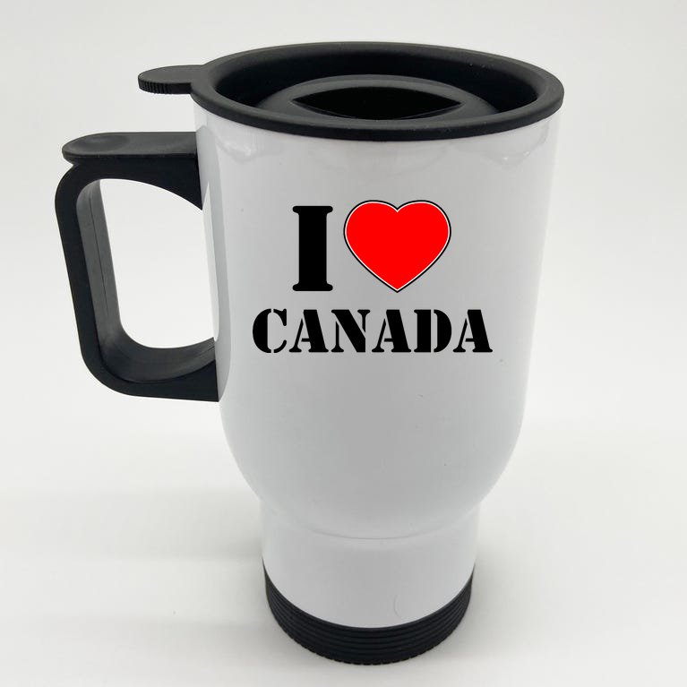 I Love Canada Stainless Steel Travel Mug