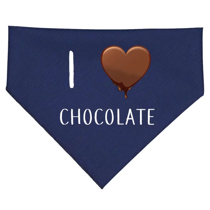 I Love Chocolate USA-Made Doggie Bandana