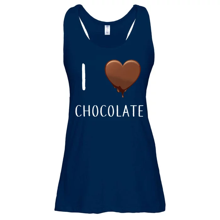 I Love Chocolate Ladies Essential Flowy Tank