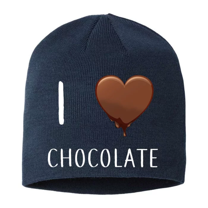 I Love Chocolate 8 1/2in Sustainable Knit Beanie